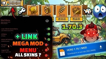 HCR2 1.70.3 CN Mega Menu Mod 😱 Unlimited Everything Free Purchase