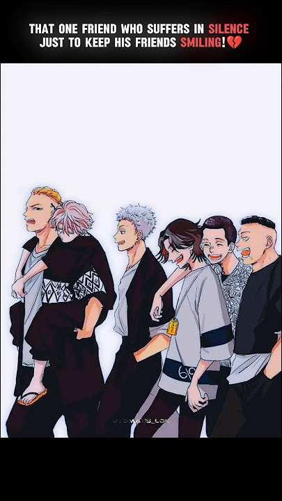 That one friend who suffers in silence!💔 [ Tokyo Revengers ] #baji #mikey #tokyorevengersedit #anime