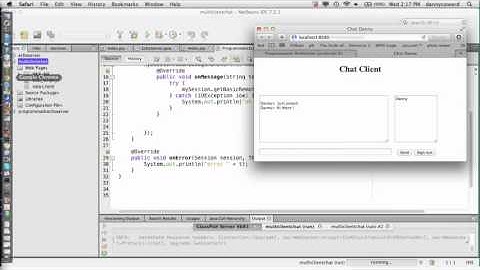 Java API for WebSocket 1 0 Demo