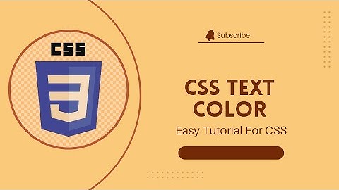 🌈 CSS Text Color Tutorial for Beginners