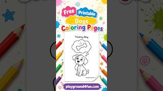 Free Dogs Coloring Pages