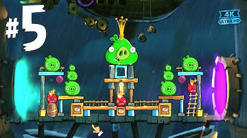 Angry Birds 2 - 4K Gameplay Walkthrough Part 5 Levels 40-50 (PC, iOS, Android)