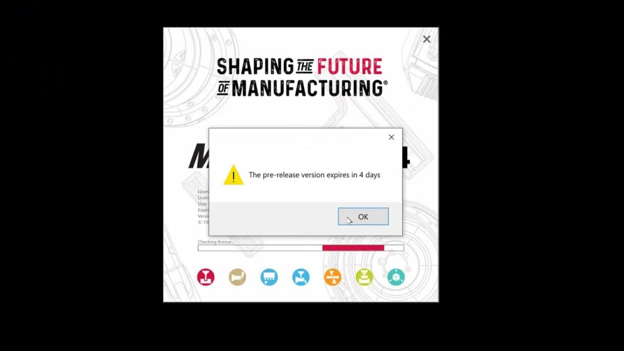 Sữa lỗi The pre Releas Version Expries Mastercam 2024 YouTube