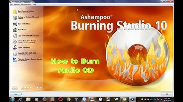 How to Burn Audio CD using Ashampoo Burning Studio 10