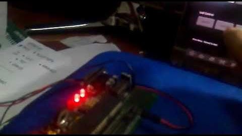 My first Android Demo + Pic16F877A +Bluetooth