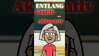 Entlang -Genitiv или Akkusativ?? #немецкий #немецкаяграмматика #deutsch