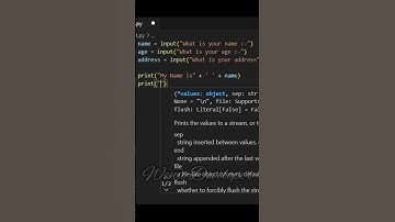 | Take user input in Python using input( ) function | Wenu Developer || #short20 #developer #python