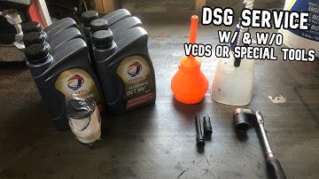 TDI DSG Service: Drain-measure-refill, Bottom fill and Hybrid method