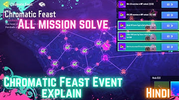 Chromatic Feast Event Explain And All Mission Solve Full Details in Hindi Call of Duty Mobile