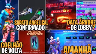 DATA TÊNIS ANGELICAL, COELHÃO DE VOLTA, CALÇA ANGELICAL AZUL E LOJA COM DESCONTO AMANHÃ NOVIDADES FF