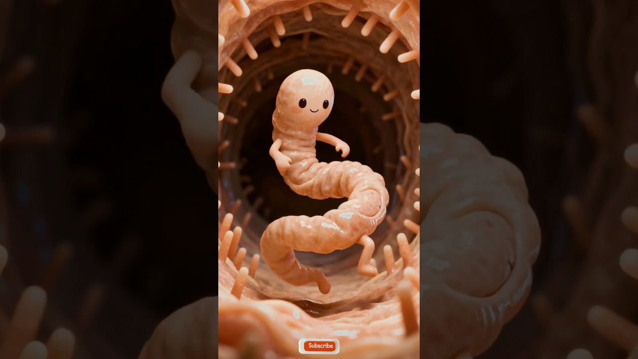 Let's take a peek at the hard work of our digestive organ, the Small Intestine? #shortvideo