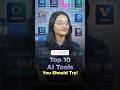 Top 10 AI Tools You Must Try in 2026 | Best AI Tools in 60 Seconds