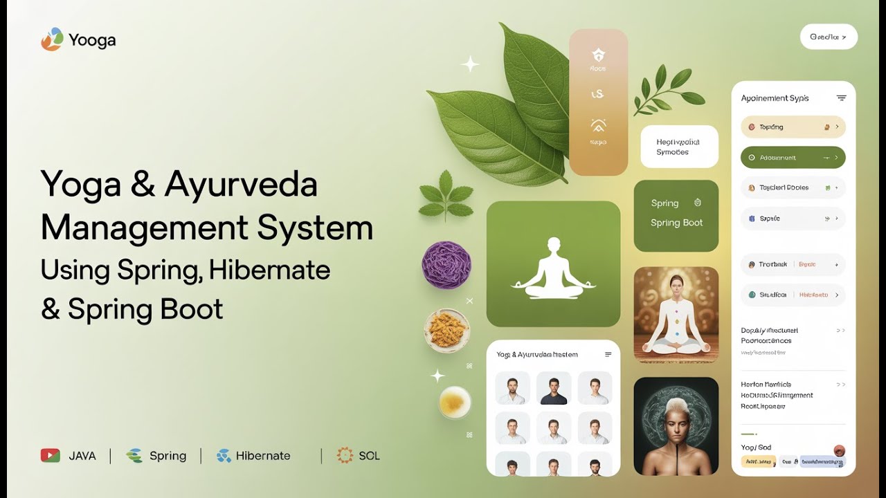 Yoga / Ayurveda Project Using (JAVA Spring Hibernate / Spring Boot ...