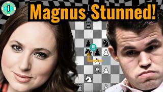 Magnus Carlsen CRUSHED By #1 Female Player In History w/ Astonishing 4 Move SHOCKER!