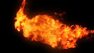Fast Burning Fire Effect Background Video Footage