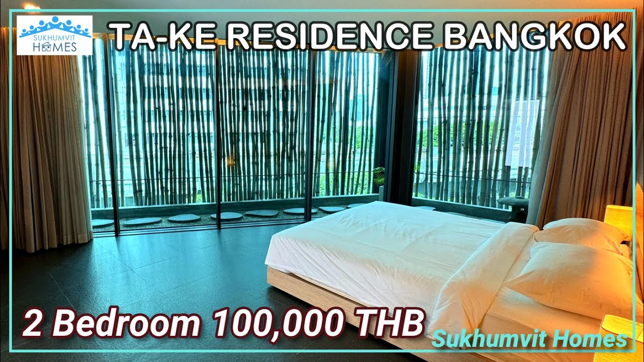 Luxury Japanese Style Condo Bangkok Ta-Ke Residence 2 Bedroom 100,000 THB  Monthly