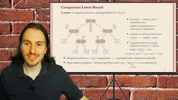 COMP526 3-4 §3.3 Comparison Based Lower Bound
