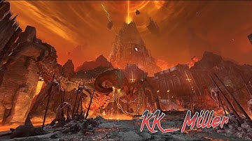 Doom Eternal Level 10 - Nekravol Part 1: 100% Nightmare Difficulty, All Secrets. Azeron Cyborg used