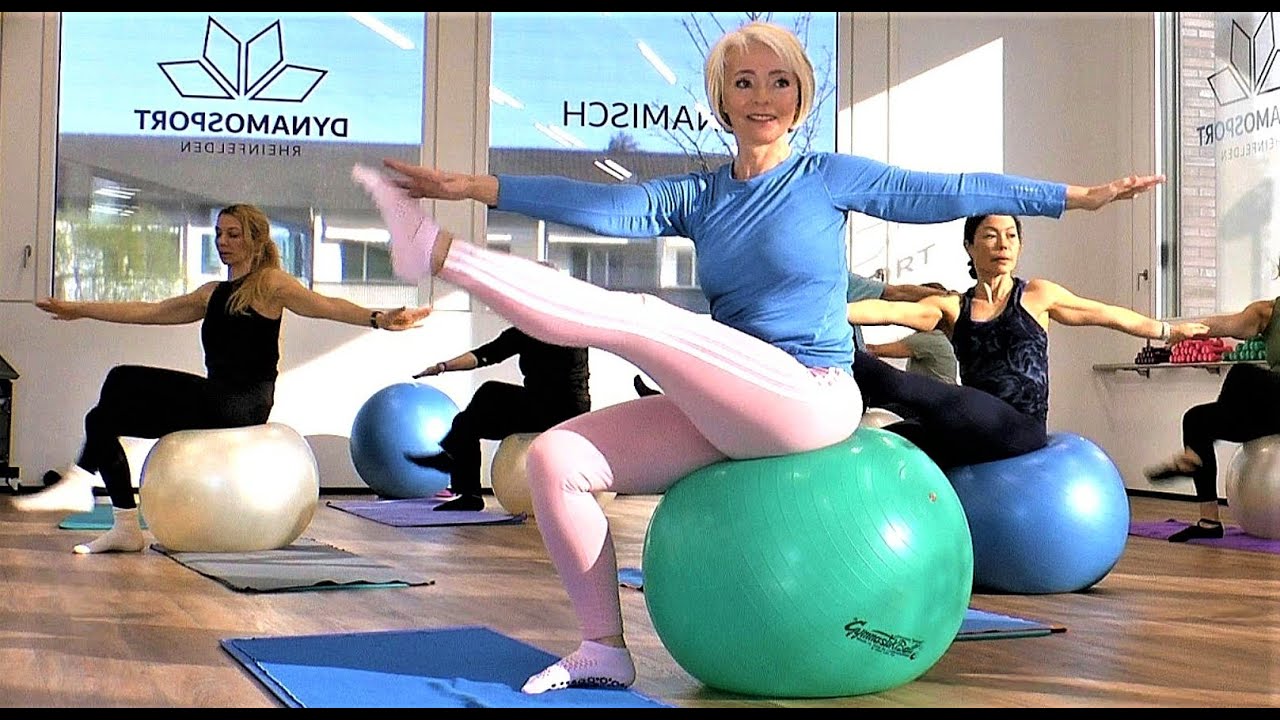 Pilates mit dem Gymnastikball. Big Ball Workout.