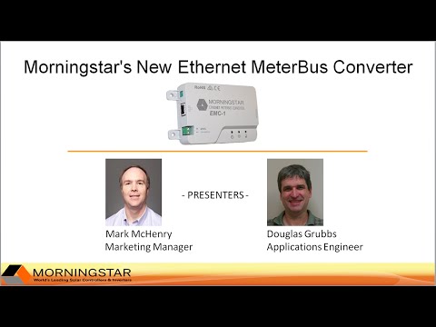 Morningstar's New Ethernet MeterBus Converter