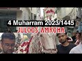 Amroha juloos  4 muharram 2023  amroha azadari india  amroha azadari live muharram2023