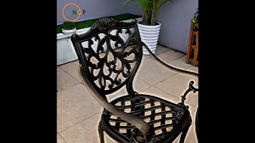 Bộ bàn ghế nhôm đúc  #shorts #banghenhomduc #noithat  #youtubeshorts