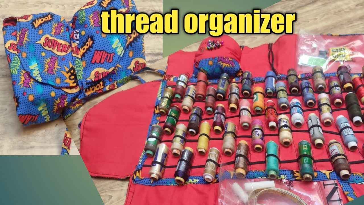 Thread Organizer/Diy Febric Ideas/How To Store Our sewing 🪡 items ...