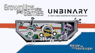 Unbinary - A handpainted VR game for the Quest.