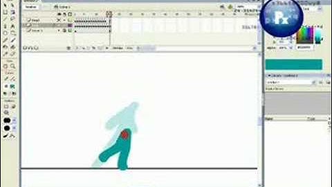 Macromedia Flash 8: Stickman Tutorial 1: Walking and running