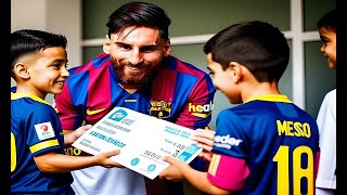 Lionel Messi's Charitable Work and Philanthropy Efforts - Incredible!!!