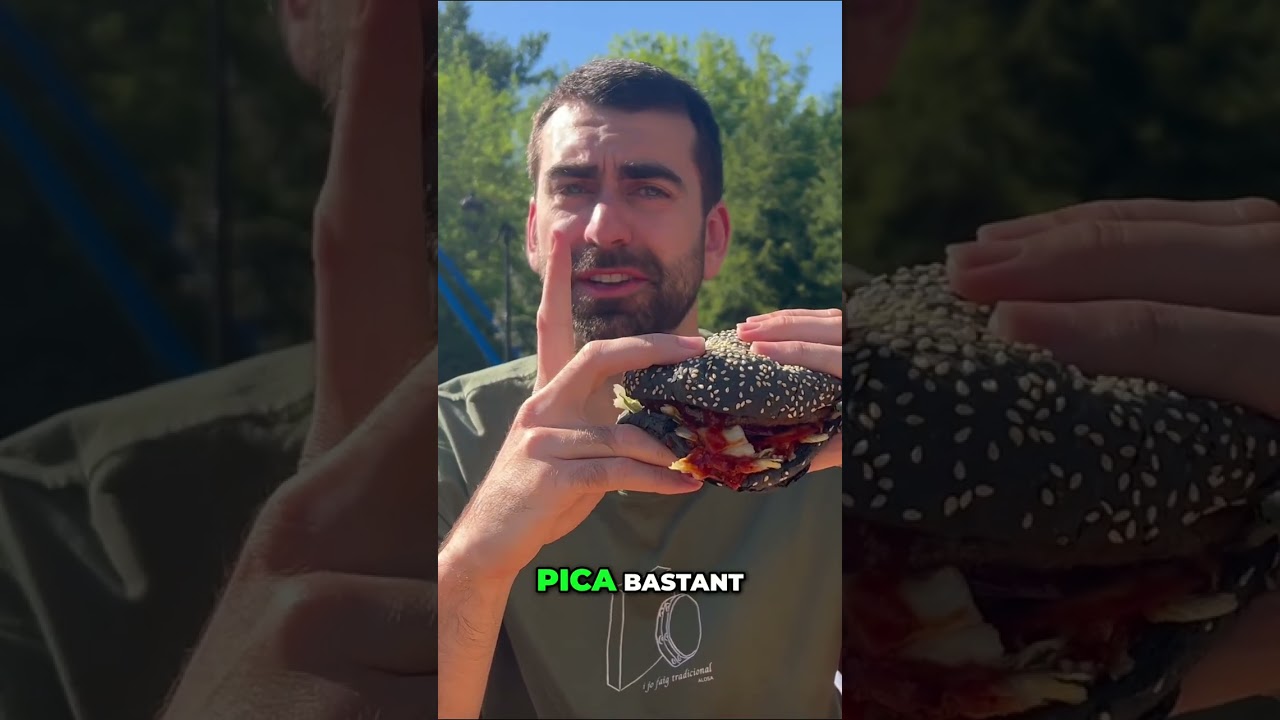 Hamburguesa del Drac: Picant, Bona, Però Molt Fina! #shorts