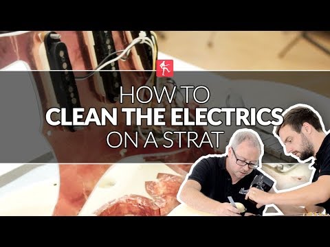 How To Clean The Electrics On A Fender Style Guitar - Guitar Maintenance Lesson