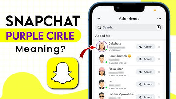 What does the Purple circle mean on Snapchat | Purple ring on Snapchat story | Purple Ring Quick Add