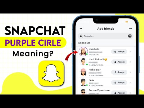 What Does The Purple Circle Mean On Snapchat | Purple Ring On Snapchat Story | Purple Ring Quick Add