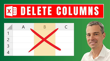 Delete a Column or Multiple Columns in Excel in SECONDS!