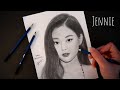 Pencil Drawing | BLACKPINK Jennie | 인물연필스케치 블랙핑크 제니그리기