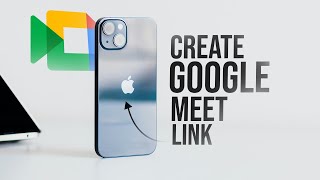 How to Create Google Meet Link on iPhone (tutorial)