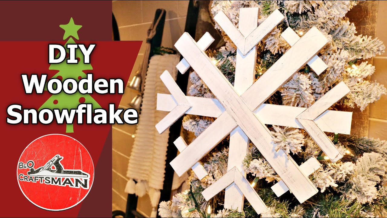 How to make Gorgeous Wood Snowflake 