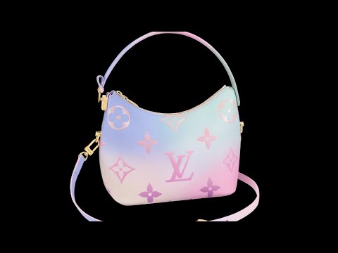 Louis Vuitton, Bags, Louis Vuitton Marshmallow Bag Spring In The City  Sunset Pastel Giant Canvas New