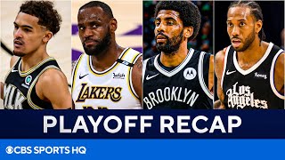 NBA Playoff Recap: Kyrie Irving, Kevin Durant dominate | Clippers even up with Mavs | CBS Sports HQ