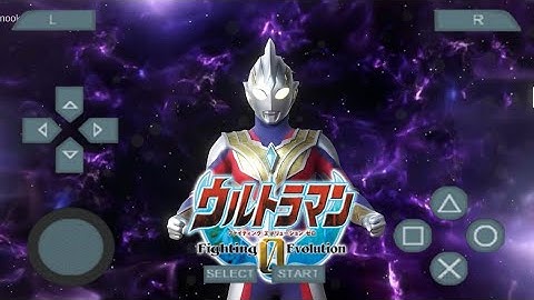 ULTRAMAN TRIGGER MULTI TYPE - MOD TEXTURE - ULTRAMAN FIGHTING EVOLUTION 0 - PPSSPP - GAMEPLAY