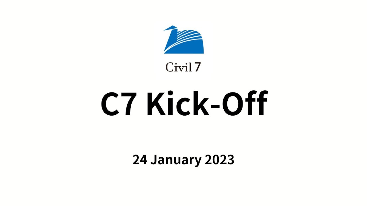 【opening Remarks】2023 1 24 C7 Kick Off Event Youtube