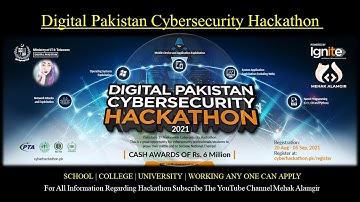 Digital Pakistan Cybersecurity Hackathon I Digiskills