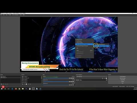 Project in Full Screen Mode Using OBS