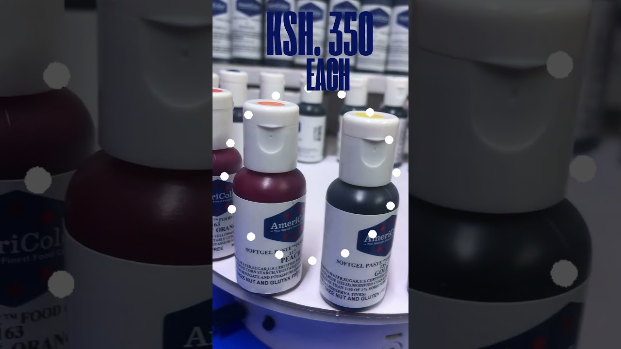 AMERICOLOR GEL FOOD COLORS @350/-