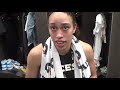 Las Vegas Aces Dearica Hamby after WNBA opener