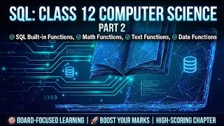 Class 12 Computer \ Structured Query Language (SQL) Part 2 \ Computer science