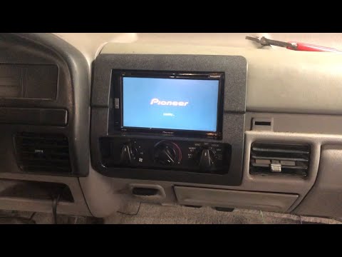 HOW TO INSTALL A DOUBLE DIN RADIO IN A 1992-1997 FORD F-150, F-250, F-350 AND BRONCO 1997 F250 OBS