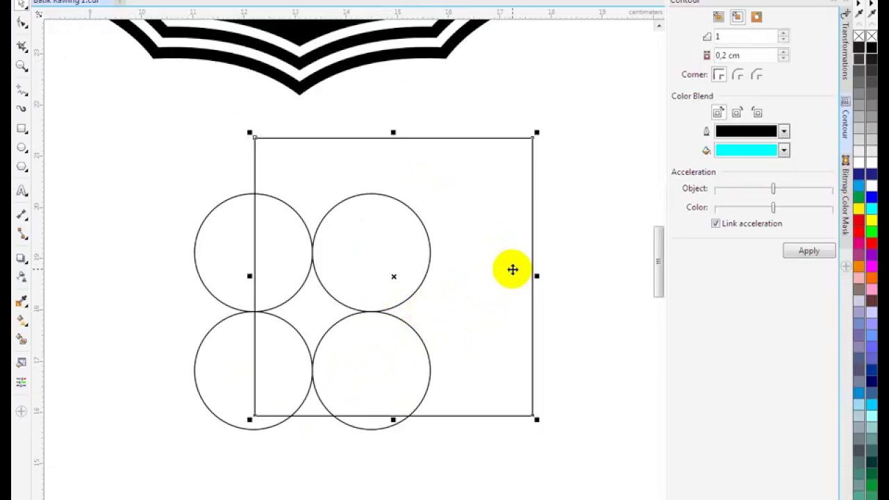 21 Tren Gaya Cara Menggambar Pemandangan Dengan Coreldraw 