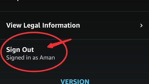 How to log out your account in Amazon music, Amazon music me account kaise log out kare